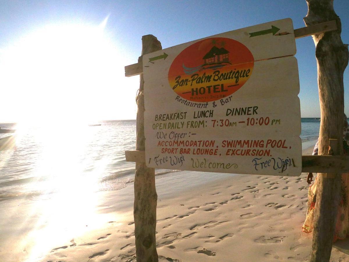 Zanpalm Boutique Hotel Michamvi Extérieur photo